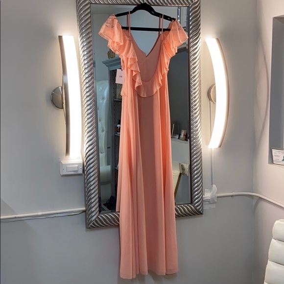 LPA Peach Ruffle Gown - Picture 8 of 12